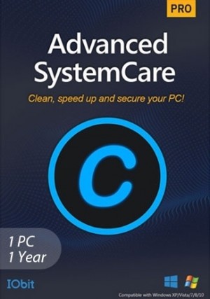 iObit Advanced SystemCare 17 Pro - 1 PC 1 Year