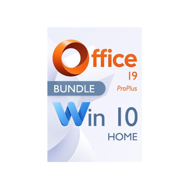 Win 10 Home + Office 2019 Pro Plus - Bundle