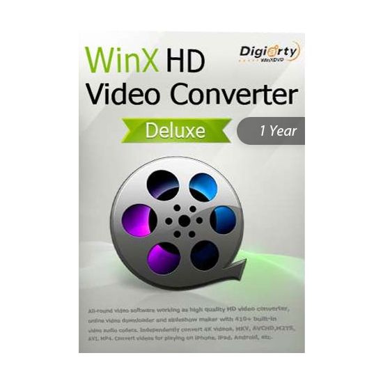 WinX HD Video Converter Deluxe - 1 Year Key